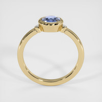 0.75 Ct. Blue Sapphire Ring, 10K Yellow Gold 3