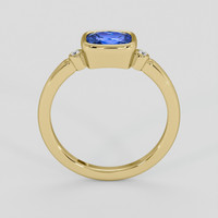 1.35 Ct. Blue Sapphire Ring, 10K Yellow Gold 3