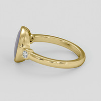 1.40 Ct. Multi Color Opal Ring, 10K Yellow Gold 4