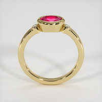 1.70 Ct. Pinkish Red Ruby Ring, 10K Yellow Gold 3