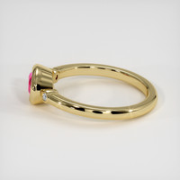 1.70 Ct. Pinkish Red Ruby Ring, 10K Yellow Gold 4