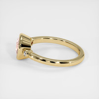 1.58 Ct. Padparadscha Sapphire Ring, 10K Yellow Gold 4