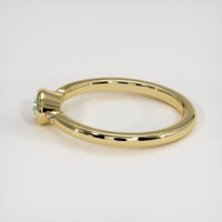 0.46 Ct. Green Sapphire Ring, 10K Yellow Gold 4