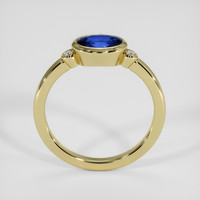 1.03 Ct. Blue Sapphire Ring, 14K Yellow Gold 3