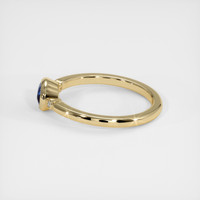 0.74 Ct. Sapphire Ring, 14K Yellow Gold 4