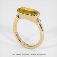 2.92 Ct. Gemstone Ring, 14K Yellow Gold 2