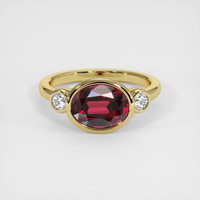3.24 Ct. Gemstone Ring, 14K Yellow Gold 1