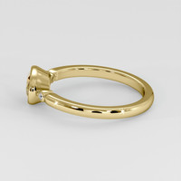 0.78 Ct. Greenish Brown Tourmaline Ring, 14K Yellow Gold 4