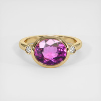 2.72 Ct. Gemstone Ring, 14K Yellow Gold 1