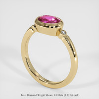 2.04 Ct. Gemstone Ring, 14K Yellow Gold 2