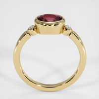 1.19 Ct. Pink Sapphire Ring, 14K Yellow Gold 3