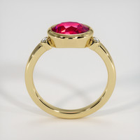 2.03 Ct. Ruby Ring, 14K Yellow Gold 3