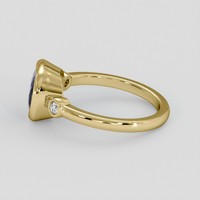 2.34 Ct. Blue Sapphire Ring, 14K Yellow Gold 4