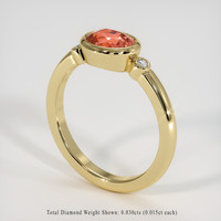 1.54 Ct. Sapphire Ring, 14K Yellow Gold 2