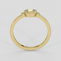 0.50 Ct. Yellow Sapphire Ring, 14K Yellow Gold 3