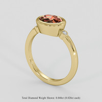 2.11 Ct. Color Change Sapphire Ring, 14K Yellow Gold 2