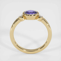 0.86 Ct. Purple Sapphire Ring, 14K Yellow Gold 3