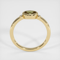 0.74 Ct. Sapphire Ring, 14K Yellow Gold 3