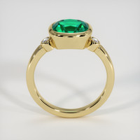 1.90 Ct. Emerald Ring, 18K Yellow Gold 3