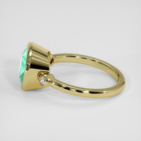 3.06 Ct. Emerald Ring, 18K Yellow Gold 4