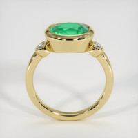 1.74 Ct. Emerald Ring, 18K Yellow Gold 3