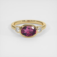 2.03 Ct. Gemstone Ring, 18K Yellow Gold 1