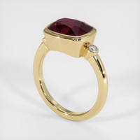 3.89 Ct. Gemstone Ring, 18K Yellow Gold 2