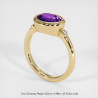 1.59 Ct. Gemstone Ring, 18K Yellow Gold 2