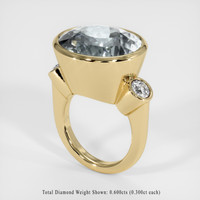 18.94 Ct. Gemstone Ring, 18K Yellow Gold 2