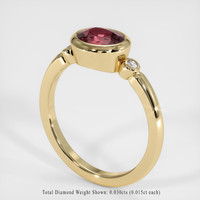 1.19 Ct. Sapphire Ring, 18K Yellow Gold 2