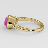 5.11 Ct. Pink Sapphire Ring, 18K Yellow Gold 4