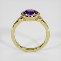 1.97 Ct. Pinkish Purple Sapphire Ring, 18K Yellow Gold 3