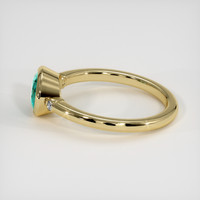 1.58 Ct. Emerald Ring, 18K Yellow Gold 4