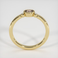 0.38 Ct. Brown Sapphire Ring, 18K Yellow Gold 3