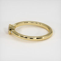 0.38 Ct. Brown Sapphire Ring, 18K Yellow Gold 4