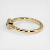 0.88 Ct. Sapphire Ring, 18K Yellow Gold 4