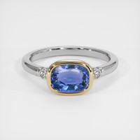 1.76 Ct. Gemstone Ring, 14K Yellow & White 1