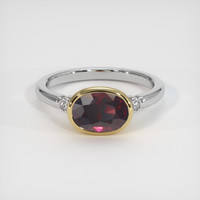 2.38 Ct. Gemstone Ring, 14K Yellow & White 1