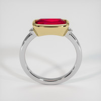 2.03 Ct. Ruby Ring, 14K Yellow & White 3