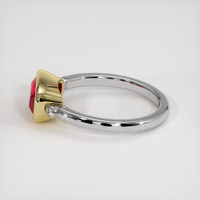 2.03 Ct. Ruby Ring, 14K Yellow & White 4