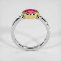 1.70 Ct. Ruby Ring, 14K Yellow & White 3