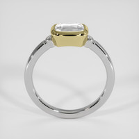 1.24 Ct. White Sapphire Ring, 14K Yellow & White 3