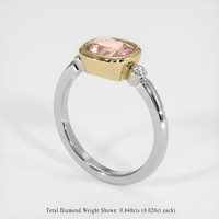 1.58 Ct. Sapphire Ring, 14K Yellow & White 2