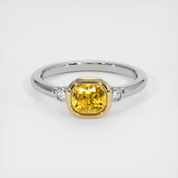 0.94 Ct. Sapphire Ring, 14K Yellow & White 1