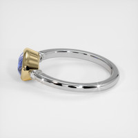 1.10 Ct. Sapphire Ring, 18K Yellow & White 4