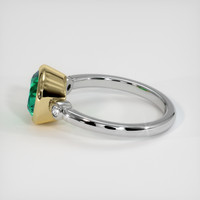 1.90 Ct. Emerald Ring, 18K Yellow & White 4
