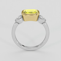 2.68 Ct. Yellow Sapphire Ring, 18K Yellow & White 3