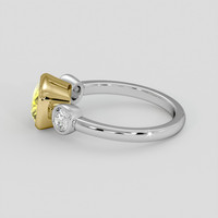 2.68 Ct. Yellow Sapphire Ring, 18K Yellow & White 4