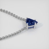 1.31 Ct. Sapphire Necklace, Platinum 950 3
