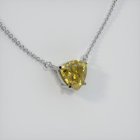 1.05 Ct. Sapphire Necklace, 14K White Gold 2